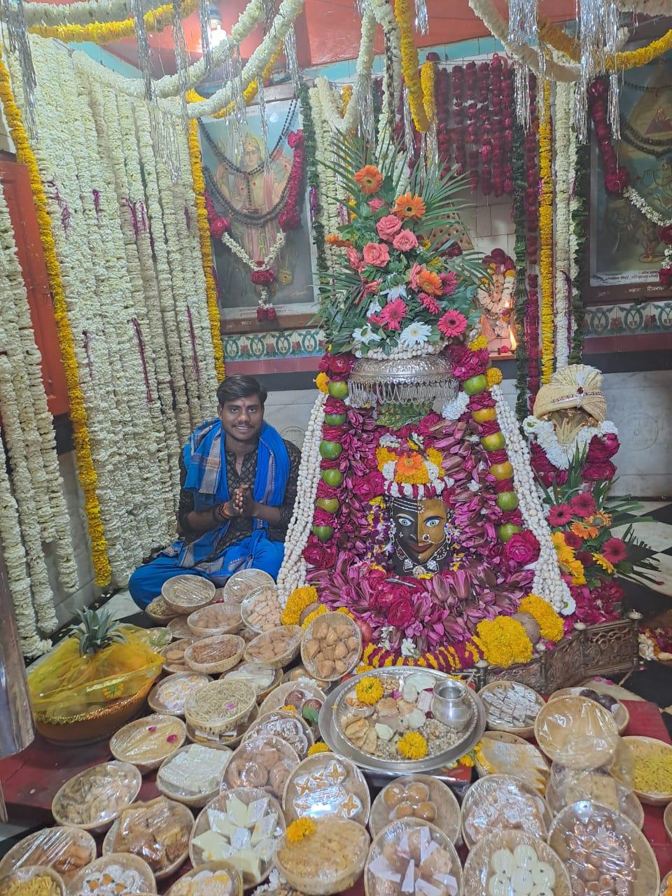 Devotees during puja